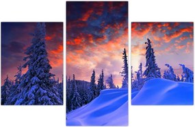 Tablou - Amurg dev iarnă (90x60 cm)