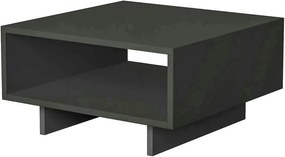 Masuta cafea HOLA, gri antracit, PAL melaminat, 60x60x32 cm