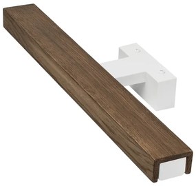 Aplică LED pentru oglindă de baie Brilagi WOODY MIRROR LED/8W/230V IP44 stejar/alb