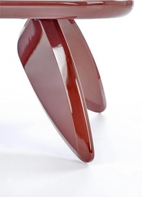 Măsuță de cafea dreptunghiulară Lumis 120 cm - burgund