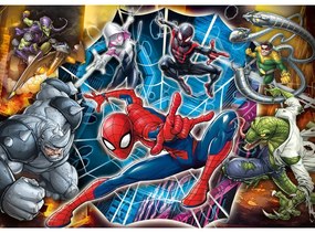 Omul Păianjen Enemies Puzzle maxi de 104 piese Clementoni