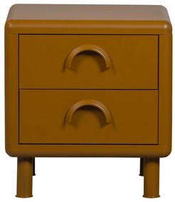 Noptieră galben ocru din metal Rune – WOOOD