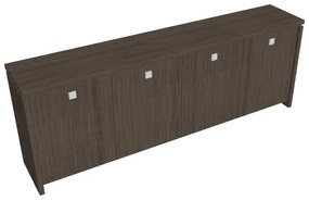 Dulap mic Verno 248 x 46 x 90 cm, stejar antracit