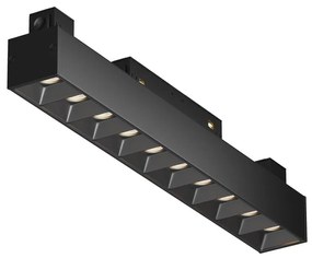 Modul LED, accesoriu pentru sina magnetica S35, Points negru 20W 4000K