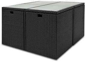 Deuba Set ratan de gradina America 4+4 - antracit