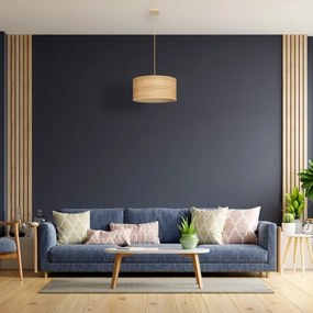 Lustră pe cablu ALBA 1xE27/15W/230V d. 40 cm maro