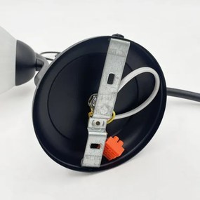Aplica de perete RETRO 1x E27/60W/230V negru/alb