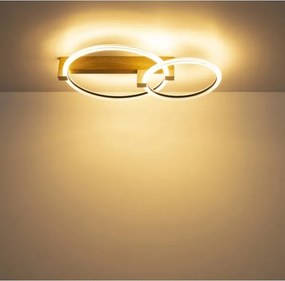 Globo 48050D1 - Plafonieră LED FLETCHER LED/24W/230V 3000K 58x38 cm bej