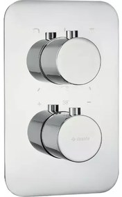 Corp incastrat pentru baterie dus Deante Box crom