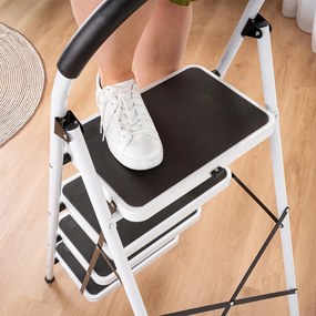 Scară pliabilă din oțel Steps, 4 trepte, 4 trepte