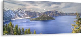 Tablou lacul montan (120x50 cm)