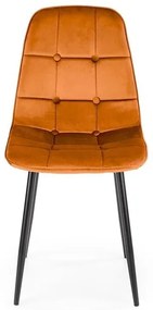 Set 4 scaune K417 velvet cinnamon