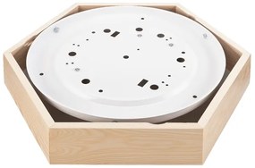 Plafonieră HEX NATURAL 2xE27/60W/230V d. 43 cm pin