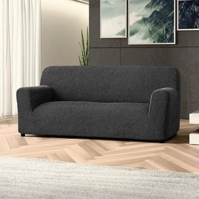 Huse bielastice COSTINA antracit fotoliu triplu (l. 170 - 220 cm)
