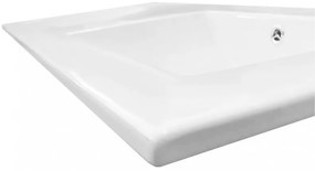 V956 - Lavoar cu design plat 18x120x46 cm