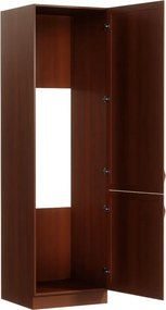 Dulap D60ZL pentru frigider încorporat, model dreapta, nuc Milano, SICILIA
