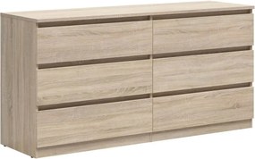 Comoda TETRIX, stejar sonoma, PAL, 150x45x76 cm