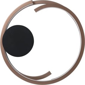 Eglo 901825-LED Plafonier MEZZOMONTE 2x LED, 20W, 230V, Ø48 cm, bronz + telecomandă