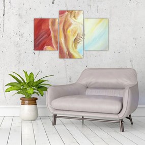 Tablou - Imaginea unei femei care se odihnește, pictură în ulei (90x60 cm)