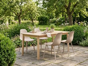 Scaun bucatarie OSAKA plastic, bej