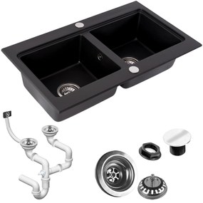 Chiuveta bucatarie Rea CADDY black