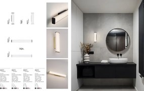 Aplica de perete LED baie IP44 MISTY auriu