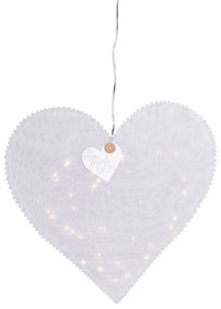 Räder Inima ornamentala suspendata Culoare Alba / LED, HEARTLIGHT