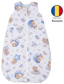Sac de dormit copii 0-9 luni Kidizi Koala Dreams Blue, 1 tog