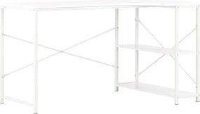 vidaXL Birou de calculator, alb, 120 x 72 x 70 cm