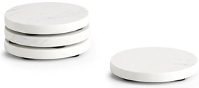 Set suporturi din marmura pentru pahare, Ø 9,5 cm
