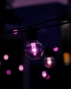 Philips - Ghirlandă exterioară LED RGBW reglabilă Hue FESTAVIA, 30 LED, 21 m, IP65