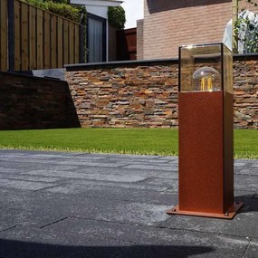 Lampă de exterior inteligentă cu stand, maro ruginit, 30 cm, cu Wi-Fi P45 - Denmark