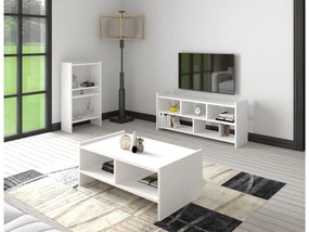 Set mobilier living Sakeko 4 (alb) . 1094073