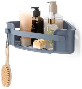 Raft pentru baie albastru autoadeziv/pentru colț din plastic reciclat Flex – Umbra