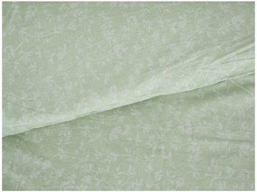 Lenjerie de pat din bumbac Renforce GREEN FLOWERS verde Dimensiune lenjerie de pat: 70 x 90 cm | 140 x 200 cm