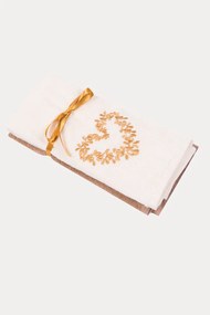 Prosoape de bucătărie HEART, 2 buc Crem-Muștar /Cream-Mustard Set (2 buc, 40x60 cm)