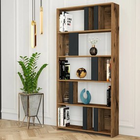 Bibliotecă Lima Anthracite and Walnut