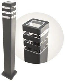 Lampă de exterior SANTA 1xE27/60W/230V IP54 79,5 cm antracit