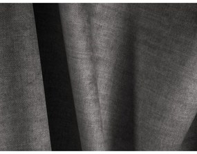 Colțar modular gri cu tapițerie din catifea (cu colț pe partea dreaptă/cu șezlong) Martina – Micadoni