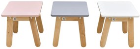 Scaun pentru copii Woody alb H30 cm