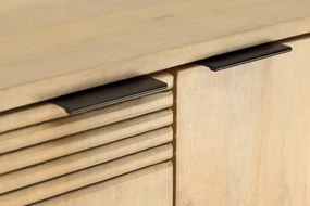 Bufet, Bar cu model optic 3D, Lemn, ART DECO 140cm