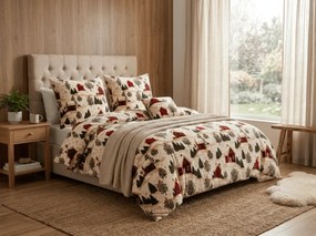 Lenjerie cocolino FARM HOUSE crem Dimensiune lenjerie de pat: 70 x 90 cm | 140 x 220 cm