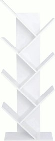 Biblioteca BAKI NEW TYP 2, alb, DTD laminat, 40x20x115 cm