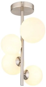 Plafoniera 4L design modern Riha nichel