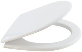 Capac WC 19, polipropilena, Cersanit (compatibil pe vasele WC rotunjite)