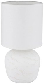 Lampă de masă Globo 21739W MARBLE 1xE14/40W/230V alb
