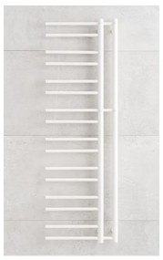 P.M.H. T2W-L - Radiator de baie tip scară THEIA, 352 W, 154 cm, stânga/alb