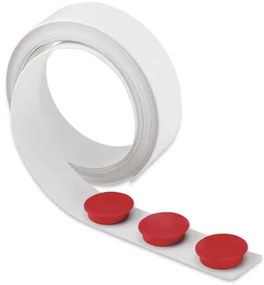 Bandă magnetică autoadezivă Magnetoplan 5 m x 35 mm, alb