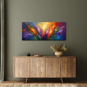 Tablou - Abstracție de flori (120x50 cm)