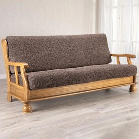 Gaico Huse bielastice VITTORIA maro 3fotoliu cu manere de lemn (l. 150 - 200 cm)